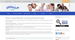 Desktop Screenshot of familydentalguide.com